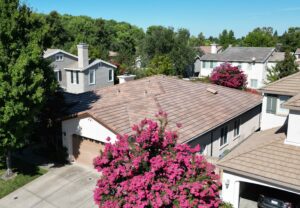 Brown Tile Residential Roof Replacement In Carmichael By Lucero’s Roofing